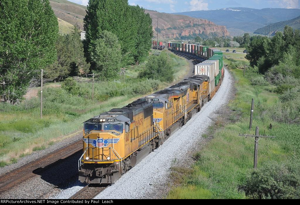 Westbound intermodal